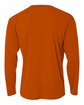 A4 Men's Cooling Performance Long Sleeve T-Shirt burnt orange ModelBack