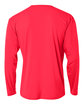 A4 Men's Cooling Performance Long Sleeve T-Shirt coral ModelBack