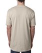 Next Level Apparel Men's Cotton V sand ModelBack