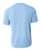 A4 Men's  Spun Poly T-Shirt light blue ModelBack