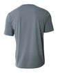 A4 Men's  Spun Poly T-Shirt graphite ModelBack