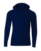 A4 Men's Cooling Performance Long-Sleeve Hooded T-shirt  