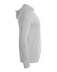 A4 Men's Cooling Performance Long-Sleeve Hooded T-shirt silver ModelSide