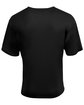 A4 Unisex Sprint V-Neck T-Shirt black ModelBack