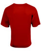 A4 Unisex Sprint V-Neck T-Shirt scarlet ModelBack