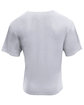 A4 Unisex Softek V-Neck T-Shirt silver ModelBack