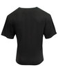 A4 Unisex Softek V-Neck T-Shirt black ModelBack