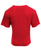 A4 Unisex Softek V-Neck T-Shirt scarlet ModelBack