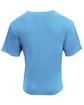 A4 Unisex Softek V-Neck T-Shirt light blue ModelBack