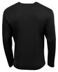 A4 Unisex Sprint Long-Sleeve Pocket T-Shirt black ModelBack