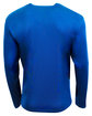 A4 Unisex Sprint Long-Sleeve Pocket T-Shirt royal ModelBack