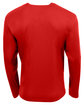 A4 Unisex Sprint Long-Sleeve Pocket T-Shirt scarlet ModelBack