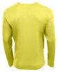 A4 Unisex Sprint Long-Sleeve Pocket T-Shirt safety yellow ModelBack