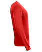 A4 Unisex Sprint Long-Sleeve Pocket T-Shirt scarlet ModelSide