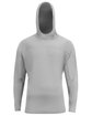 A4 Unisex Airflex Long-Sleeve Scuba Neck Hooded T-Shirt  