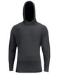 A4 Unisex Airflex Long-Sleeve Scuba Neck Hooded T-Shirt  