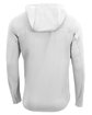 A4 Unisex Airflex Long-Sleeve Scuba Neck Hooded T-Shirt white ModelBack