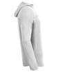 A4 Unisex Airflex Long-Sleeve Scuba Neck Hooded T-Shirt white ModelSide