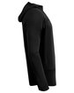 A4 Unisex Airflex Long-Sleeve Scuba Neck Hooded T-Shirt black ModelSide