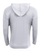 A4 Unisex Softek Long-Sleeve Hooded T-Shirt silver ModelBack