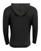 A4 Unisex Softek Long-Sleeve Hooded T-Shirt black ModelBack