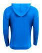 A4 Unisex Softek Long-Sleeve Hooded T-Shirt royal ModelBack