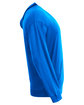 A4 Unisex Softek Long-Sleeve Hooded T-Shirt royal ModelSide