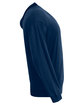 A4 Unisex Softek Long-Sleeve Hooded T-Shirt navy ModelSide