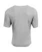 A4 Unisex Airflex T-Shirt silver ModelBack