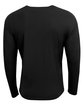 A4 Unisex Airflex Long-Sleeve Raglan T-Shirt black ModelBack