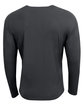 A4 Unisex Airflex Long-Sleeve Raglan T-Shirt graphite ModelBack