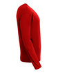 A4 Unisex Airflex Long-Sleeve Raglan T-Shirt scarlet ModelSide