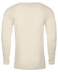 Next Level Apparel Men's Cotton Long-Sleeve Crew natural OFBack