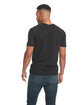 Next Level Apparel Unisex Raglan Short-Sleeve T-Shirt black/ black ModelBack