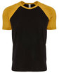 Next Level Apparel Unisex Raglan Short-Sleeve T-Shirt  FlatFront