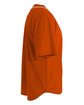 A4 Short Sleeve Full Button Baseball Top athletic orange ModelSide