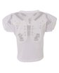 A4 Adult Drills Polyester Mesh Practice Jersey white ModelBack