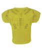 A4 Adult Drills Polyester Mesh Practice Jersey gold ModelBack