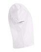 A4 Adult Drills Polyester Mesh Practice Jersey white ModelSide