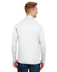 A4 Adult Daily Polyester Quarter-Zip white ModelBack