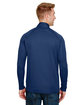 A4 Adult Daily Polyester Quarter-Zip navy ModelBack