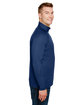 A4 Adult Daily Polyester Quarter-Zip navy ModelSide