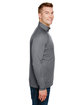 A4 Adult Daily Polyester Quarter-Zip graphite ModelSide