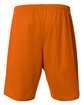 A4 Adult Tricot Mesh Short athletic orange ModelBack