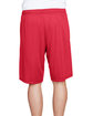 A4 Men's 9" Inseam Pocketed Performance Short scarlet ModelBack