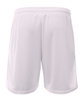 A4 Adult 7" Mesh Short With Pockets white ModelBack