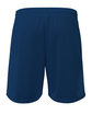 A4 Adult 7" Mesh Short With Pockets navy ModelBack