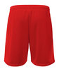 A4 Adult 7" Mesh Short With Pockets scarlet ModelBack