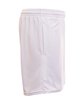 A4 Adult 7" Mesh Short With Pockets white ModelSide