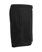 A4 Adult 7" Mesh Short With Pockets black ModelSide